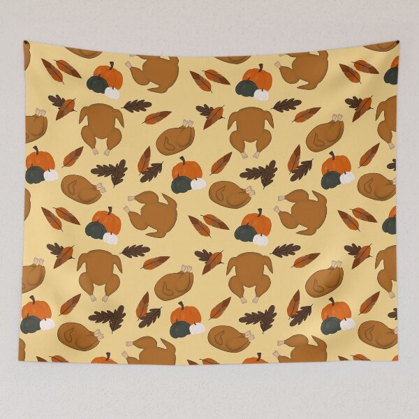 Item preview, Yellow Thanksgiving Pattern designed and sold by SolGalaxyDesign.