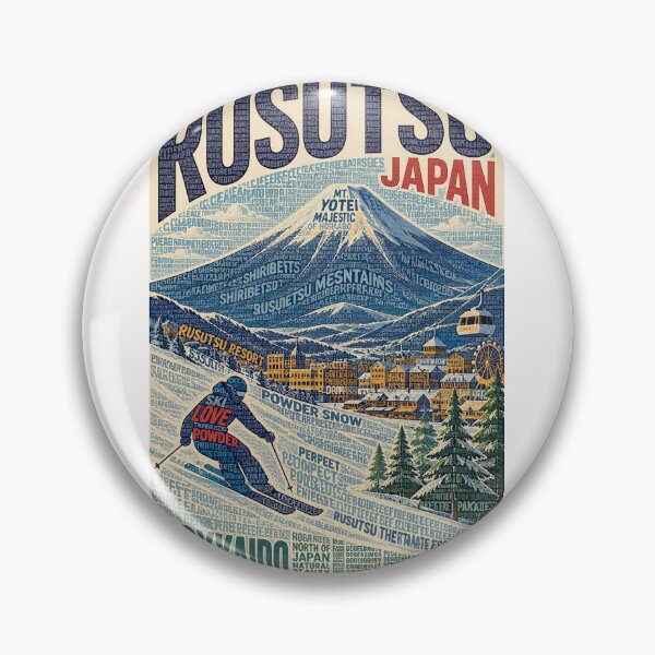 Item preview, Rusutsu Ski Resort and Mount Yotei Hokkaido Japan designed and sold by Places On Earth.