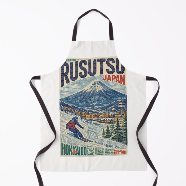 Item preview, Rusutsu Ski Resort and Mount Yotei Hokkaido Japan designed and sold by Places On Earth.