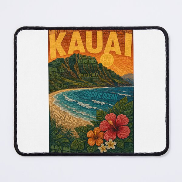 Item preview, Nā Pali Coast Kauai Hawaii with Hanalei Bay and Pacific Ocean designed and sold by Places On Earth.