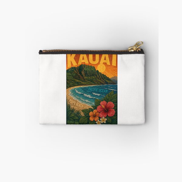 Item preview, Nā Pali Coast Kauai Hawaii with Hanalei Bay and Pacific Ocean designed and sold by Places On Earth.