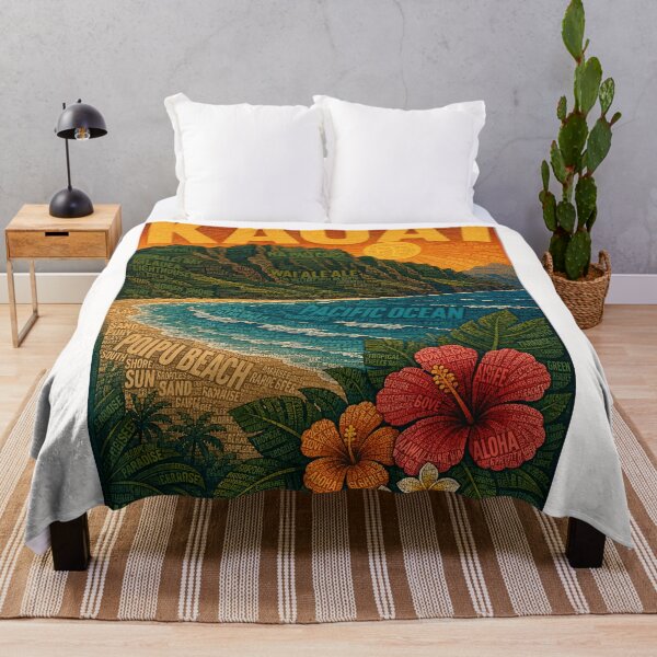 Item preview, Nā Pali Coast Kauai Hawaii with Hanalei Bay and Pacific Ocean designed and sold by Places On Earth.