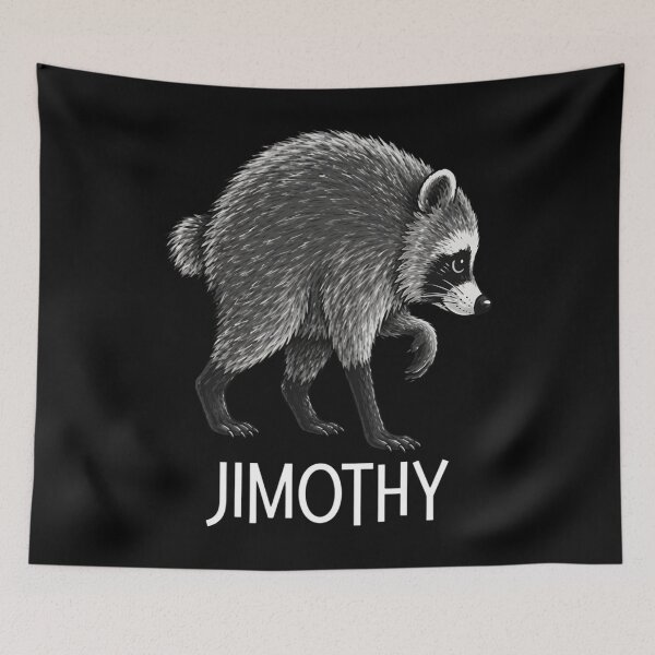 Item preview, Jimothy Raccoon, Seattle Short Spine Raccoon, Animal Lover Gift, Viral Raccoon Meme designed and sold by RafaelScherer.
