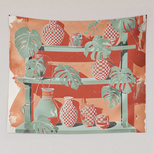 Item preview, Mediterranean Clay & Fronds designed and sold by ONYX Pixee.