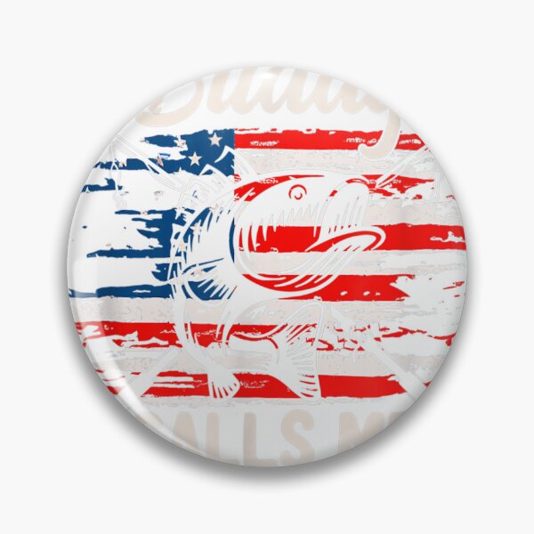 Item preview, Mens Favorite Fishing Buddies Call Me Bonus Dad US Flag American designed and sold by Bohepa.