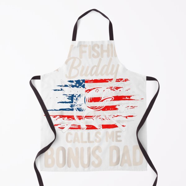 Item preview, Mens Favorite Fishing Buddies Call Me Bonus Dad US Flag American designed and sold by Bohepa.