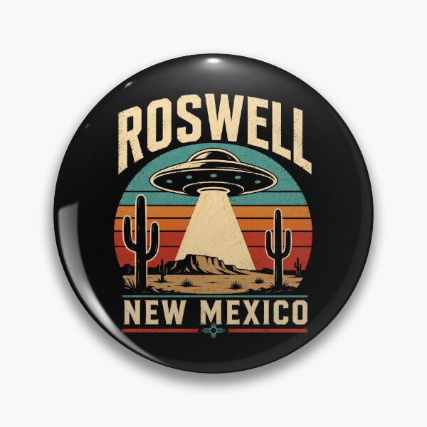 Artikelvorschau, Retro Roswell UFO Wüstensouvenir entworfen und verkauft von Artificially Inked.