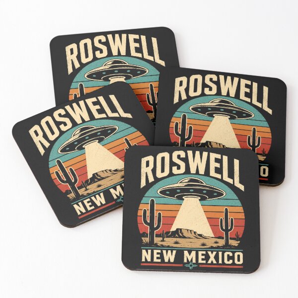 Item preview, Retro Roswell UFO Desert Souvenir designed and sold by Artificially Inked.