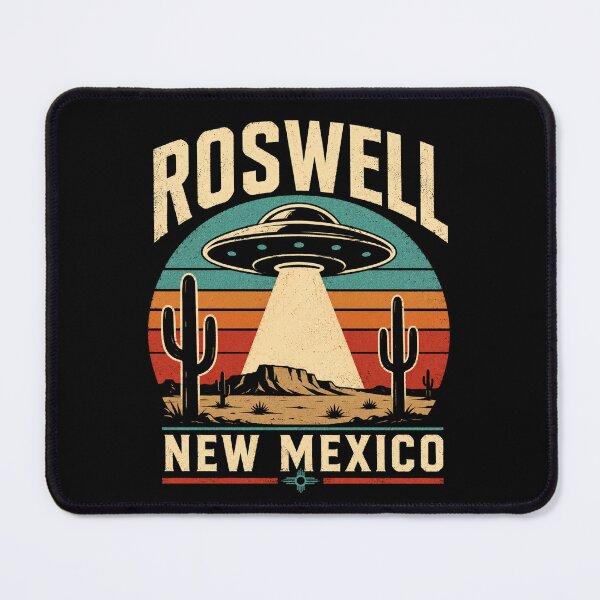 Item preview, Retro Roswell UFO Desert Souvenir designed and sold by Artificially Inked.