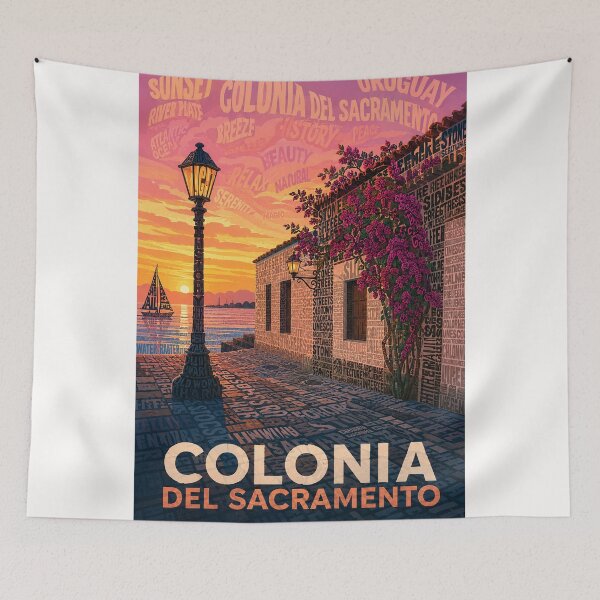 Item preview, Colonia del Sacramento Historic Quarter on Río de la Plata Uruguay designed and sold by Places On Earth.