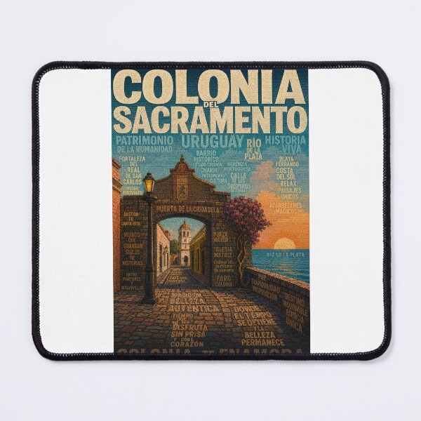 Item preview, Colonia del Sacramento Historic Gateway and Río de la Plata Uruguay designed and sold by Places On Earth.