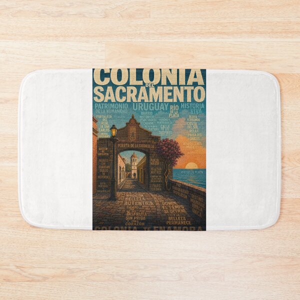 Item preview, Colonia del Sacramento Historic Gateway and Río de la Plata Uruguay designed and sold by Places On Earth.