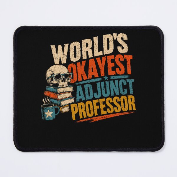 Item preview, World's Okayest Adjunct Professor Educator Faculty Humor designed and sold by HumansStuck12.