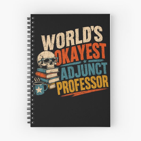 Item preview, World's Okayest Adjunct Professor Educator Faculty Humor designed and sold by HumansStuck12.