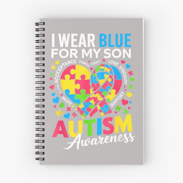 Item preview, I Wear Blue for My Son Autism Awareness Mom Dad Parents designed and sold by ArleneRowe.