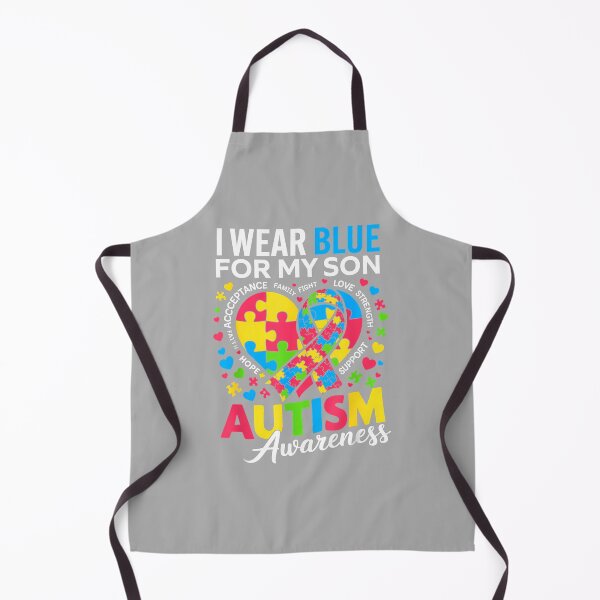 Item preview, I Wear Blue for My Son Autism Awareness Mom Dad Parents designed and sold by ArleneRowe.