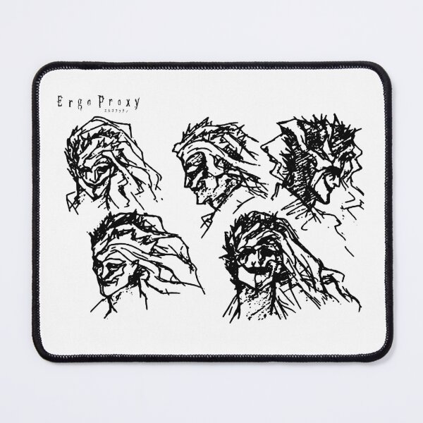 Item preview, Ergo Proxy with Mask (black print) designed and sold by R-A Designs.