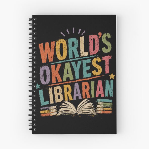 Item preview, World's Okayest Librarian Book Lover Library Worker designed and sold by HumansStuck12.