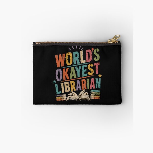 Item preview, World's Okayest Librarian Book Lover Library Worker designed and sold by HumansStuck12.