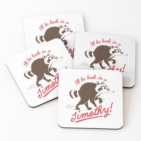 Item preview, Jimothy Raccoon – Funny Raccoon, Retro Woodland designed and sold by RafaelScherer.
