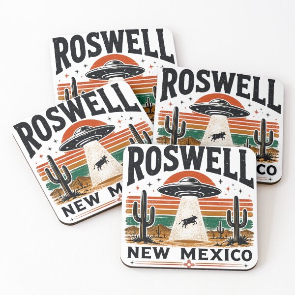 Item preview, Roswell New Mexico UFO Abduction Vintage Desert designed and sold by Artificially Inked.