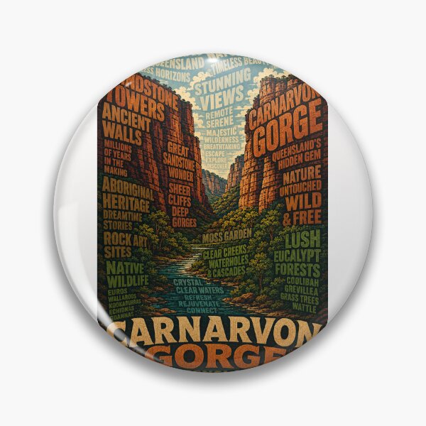 Item preview, Carnarvon Gorge Queensland Sandstone Cliffs and Ancient Outback Landscape designed and sold by Places On Earth.