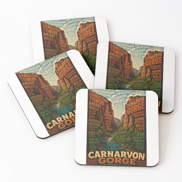 Item preview, Carnarvon Gorge Queensland Sandstone Cliffs and Ancient Outback Landscape designed and sold by Places On Earth.