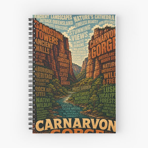 Item preview, Carnarvon Gorge Queensland Sandstone Cliffs and Ancient Outback Landscape designed and sold by Places On Earth.
