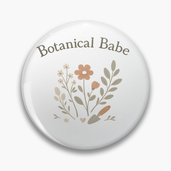 Item preview, Botanical Babe – Minimalist Garden Lover Floral Design designed and sold by KAM-KAM-STORE.