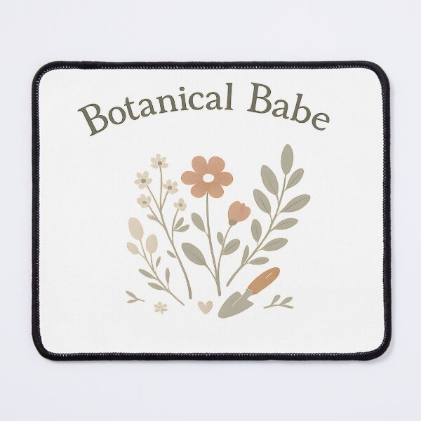 Item preview, Botanical Babe – Minimalist Garden Lover Floral Design designed and sold by KAM-KAM-STORE.