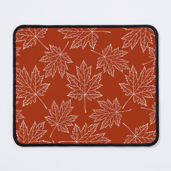 Item preview, Red and White Maple Leaf Pattern designed and sold by SolGalaxyDesign.