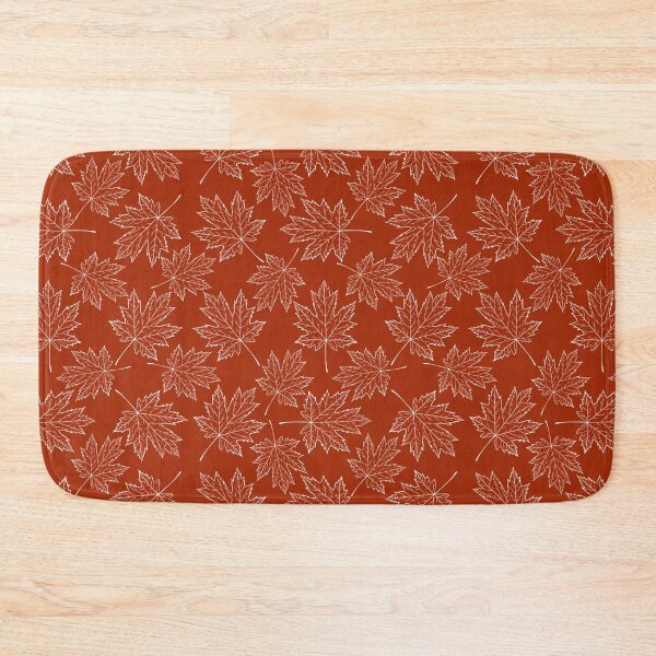 Item preview, Red and White Maple Leaf Pattern designed and sold by SolGalaxyDesign.