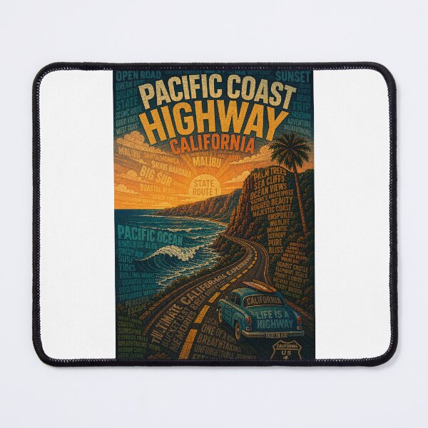 Item preview, Pacific Coast Highway California Big Sur Scenic State Route 1 designed and sold by Places On Earth.