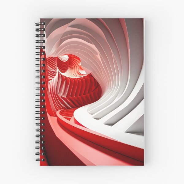 Item preview, Abstract Red and White Structure designed and sold by Vicky Brago-Mitchell®.