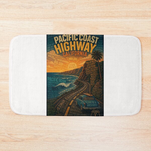 Item preview, Pacific Coast Highway California Big Sur Scenic State Route 1 designed and sold by Places On Earth.