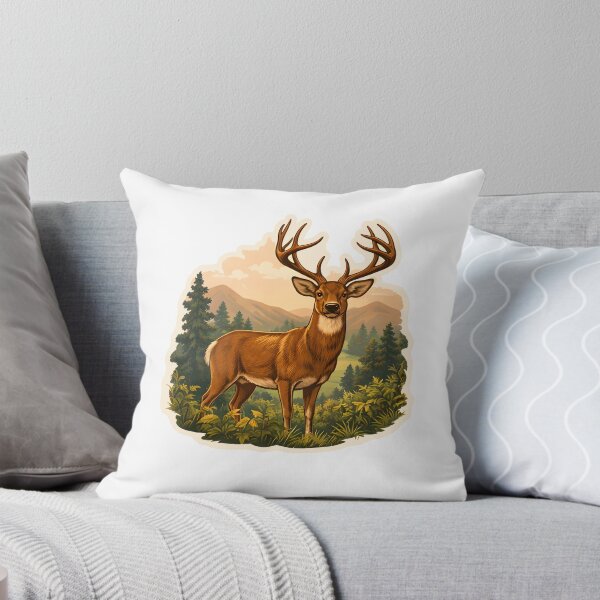 Item preview, Whitetail Deer Watercolor designed and sold by ChemicalXShop.