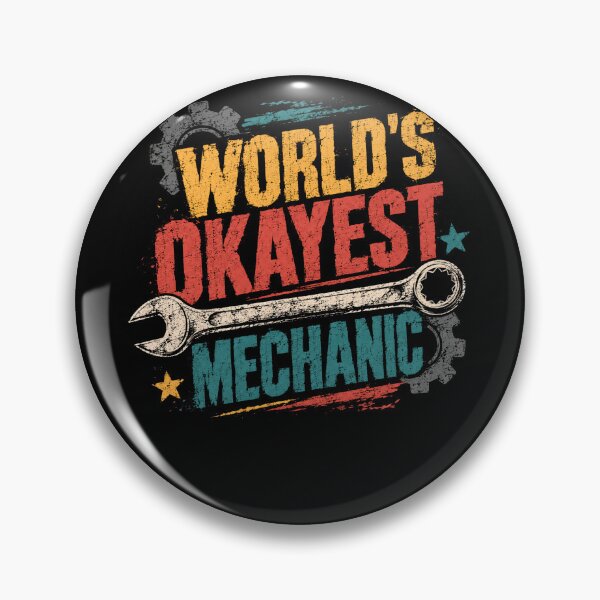 Item preview, World's Okayest Mechanic Auto Repair Technician Funny Automotive Gift designed and sold by HumansStuck12.