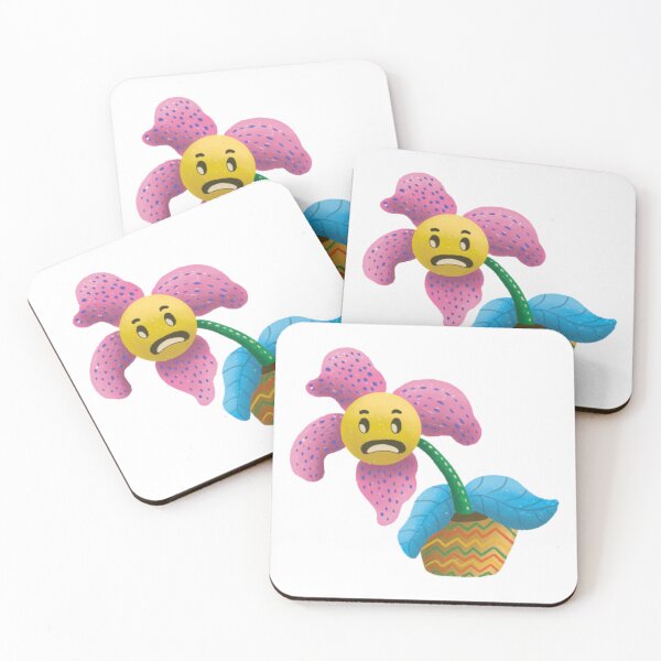 Item preview, Quirky Sad Flower Character in Pot designed and sold by KrikstudioStore.