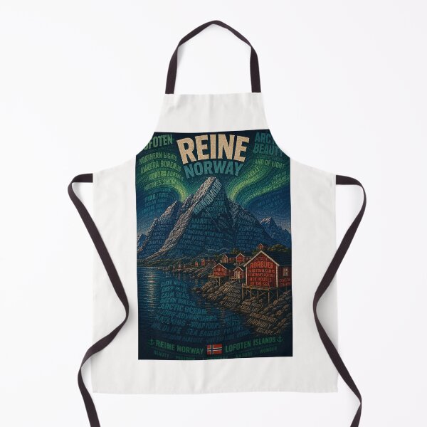 Item preview, Reine Lofoten Norway Arctic Fjords and Northern Lights designed and sold by Places On Earth.