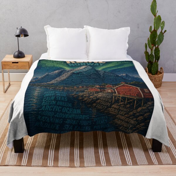 Item preview, Reine Lofoten Norway Arctic Fjords and Northern Lights designed and sold by Places On Earth.