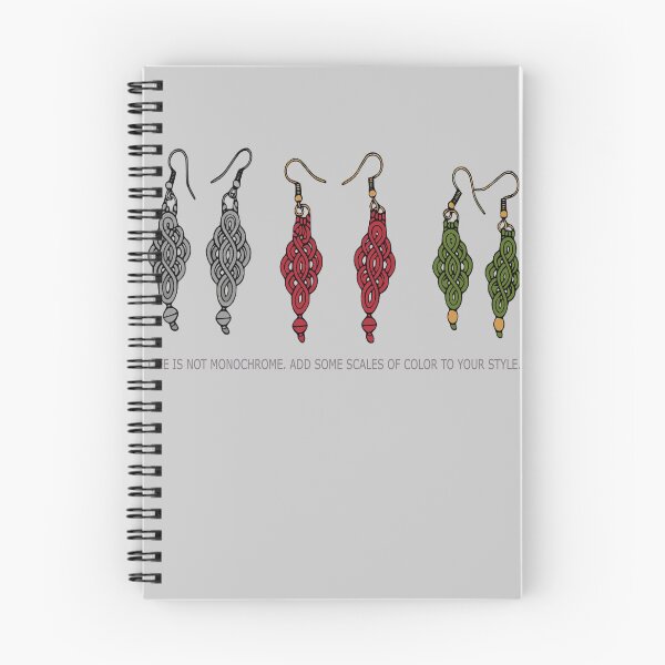 Item preview, Boho Macrame Earrings – Colorful Minimal Line Art Slate Gray Edition  designed and sold by Macramellennias.