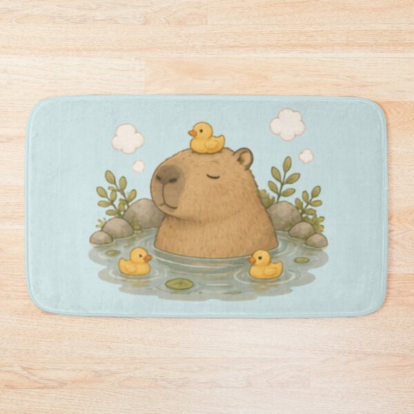 Item preview, Bath Time Buddies Capybara designed and sold by MellowMunchkins.