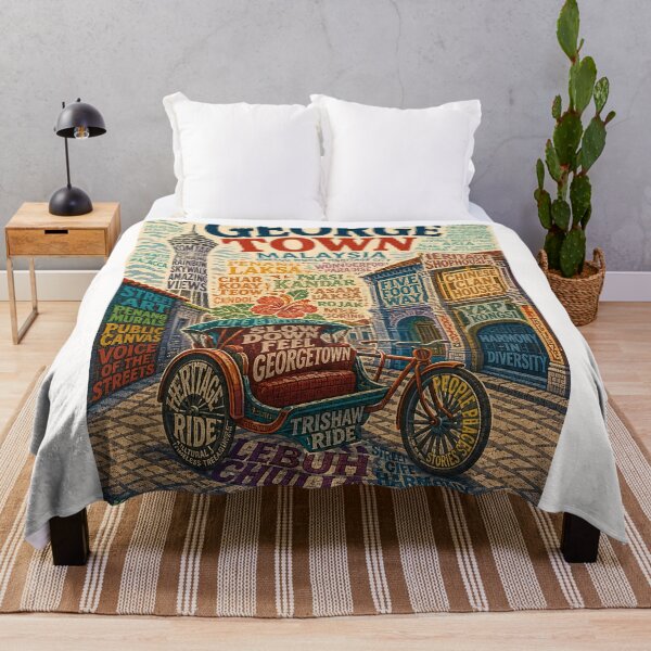 Item preview, George Town Penang Malaysia UNESCO Heritage Streets designed and sold by Places On Earth.