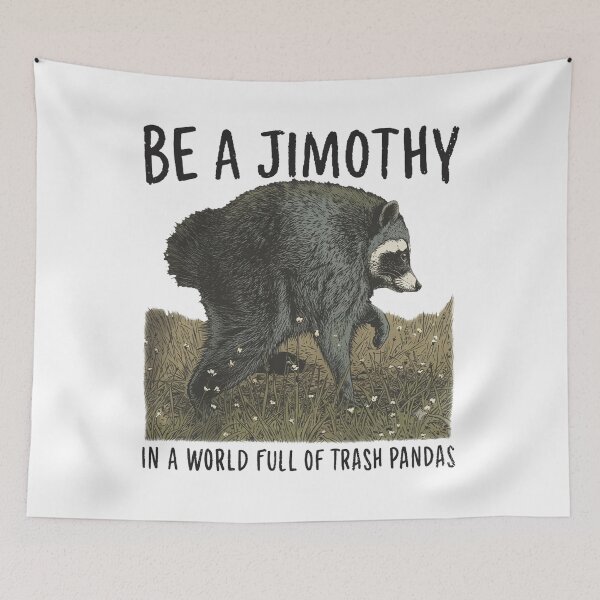 Item preview, Jimothy Raccoon, Viral Seattle Raccoon, Funny Viral Short Spine Wildlife designed and sold by RafaelScherer.
