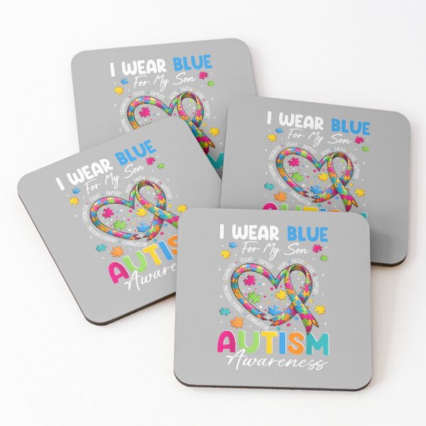 Item preview, I Wear Blue for My Son Autism Awareness Shirt Mom Dad Parent designed and sold by ArleneRowe.