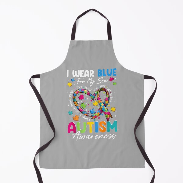 Item preview, I Wear Blue for My Son Autism Awareness Shirt Mom Dad Parent designed and sold by ArleneRowe.