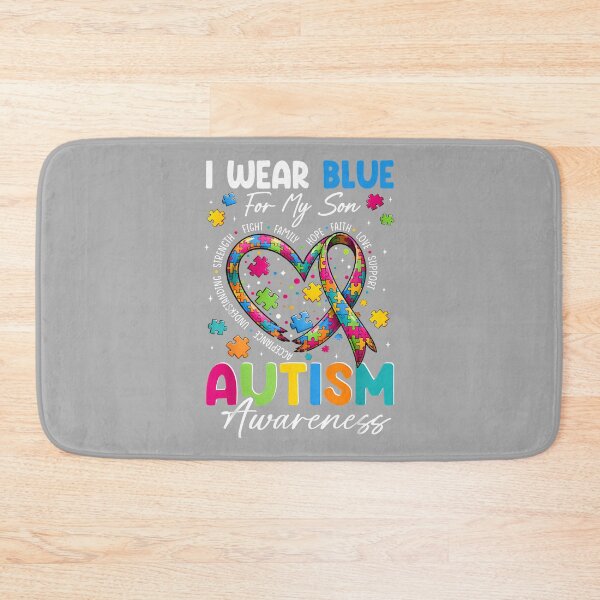 Item preview, I Wear Blue for My Son Autism Awareness Shirt Mom Dad Parent designed and sold by ArleneRowe.