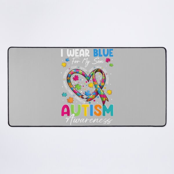 Item preview, I Wear Blue for My Son Autism Awareness Shirt Mom Dad Parent designed and sold by ArleneRowe.