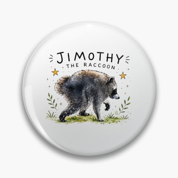 Item preview, Jimothy Raccoon Viral, Famous Seattle Raccoon, Short King Jimothy, Cute Trash Panda, Cute Baby Raccoon designed and sold by RafaelScherer.