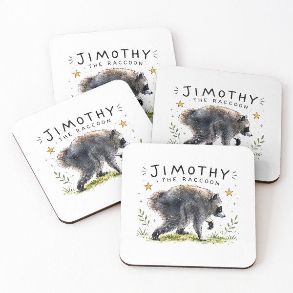 Item preview, Jimothy Raccoon Viral, Famous Seattle Raccoon, Short King Jimothy, Cute Trash Panda, Cute Baby Raccoon designed and sold by RafaelScherer.